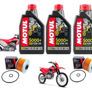 Kit Troca Óleo Filtro Óleo Honda Crf 250f Motul